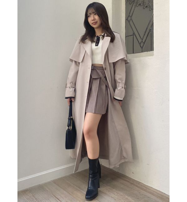 dazzlin「ストライププリーツミニスカート」|スカート|