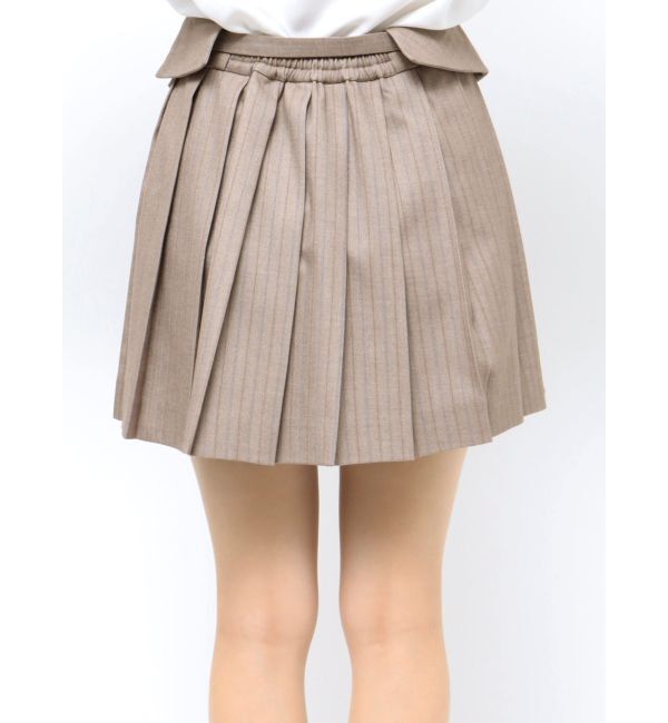dazzlin「ストライププリーツミニスカート」|スカート|