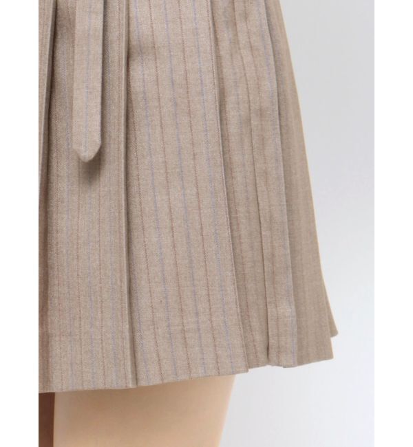 dazzlin「ストライププリーツミニスカート」|スカート|