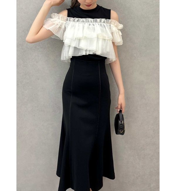 dazzlin「ポンチマーメイドスカート」|スカート|