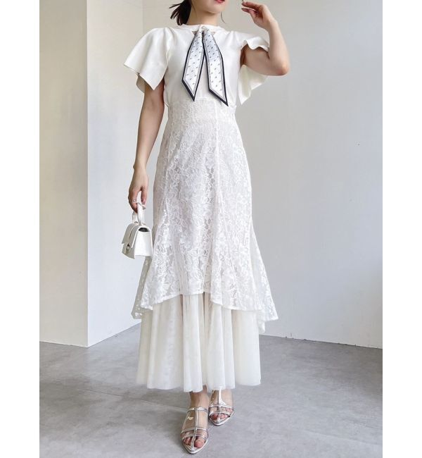 dazzlin「チュールレイヤードレースマーメイドスカート」|スカート|