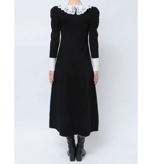 dazzlin「レースカラーフレアワンピース」|ワンピース|