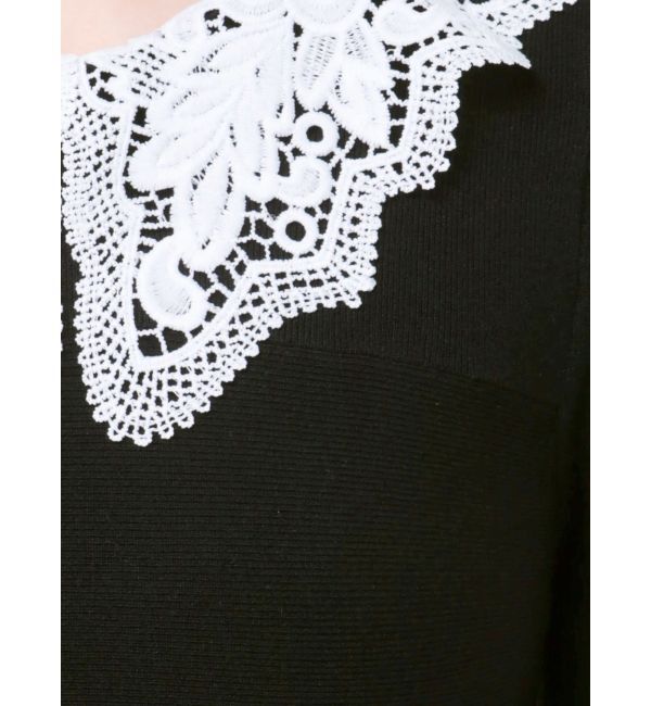 dazzlin「レースカラーフレアワンピース」|ワンピース|