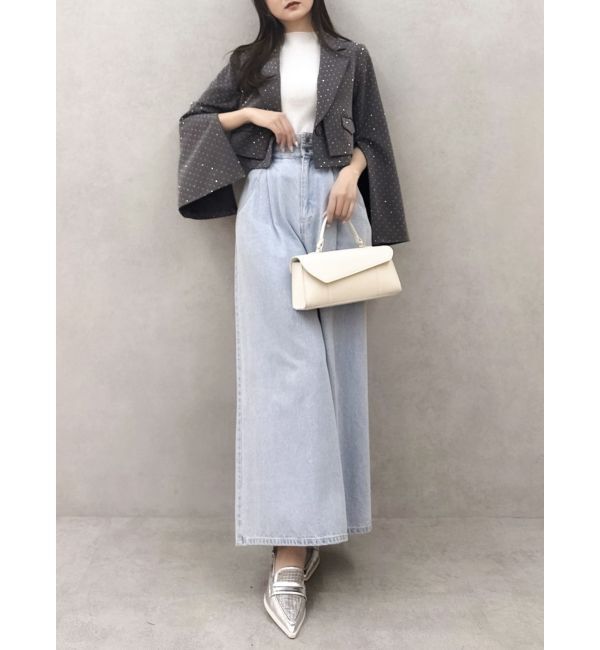 dazzlin「【セットアップ対応】レイヤードライクショートジャケット」|テーラードジャケット|