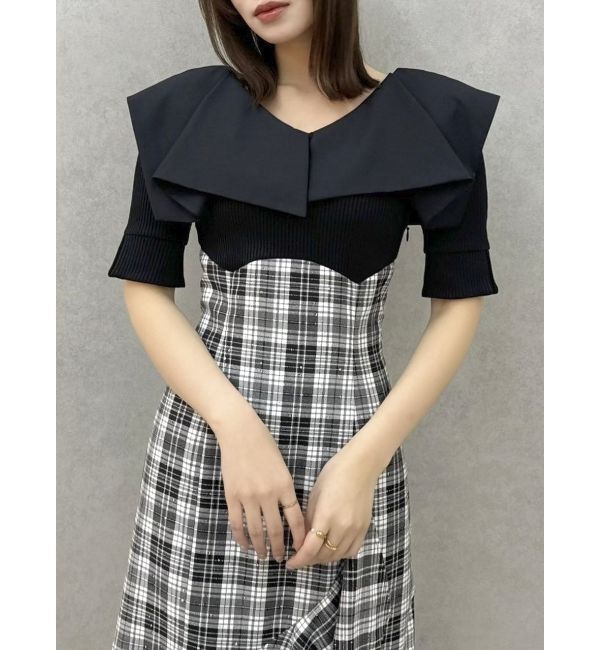 dazzlin「ラッフルマーメイドコンビワンピース」|ワンピース|