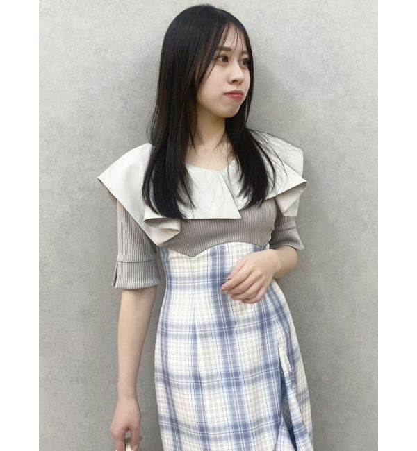 dazzlin「ラッフルマーメイドコンビワンピース」|ワンピース|