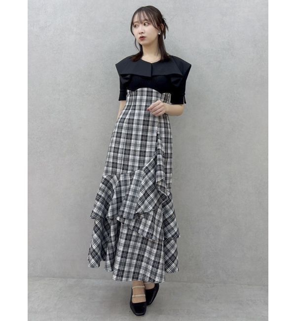 dazzlin「ラッフルマーメイドコンビワンピース」|ワンピース|