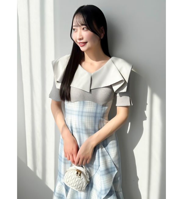 dazzlin「ラッフルマーメイドコンビワンピース」|ワンピース|