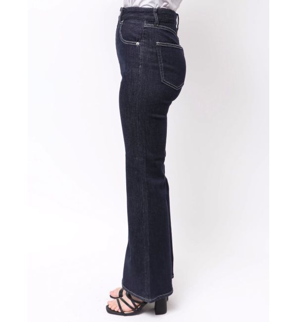 dazzlin「【骨格ウェーブ向け】フレアデニムパンツ」|デニム|