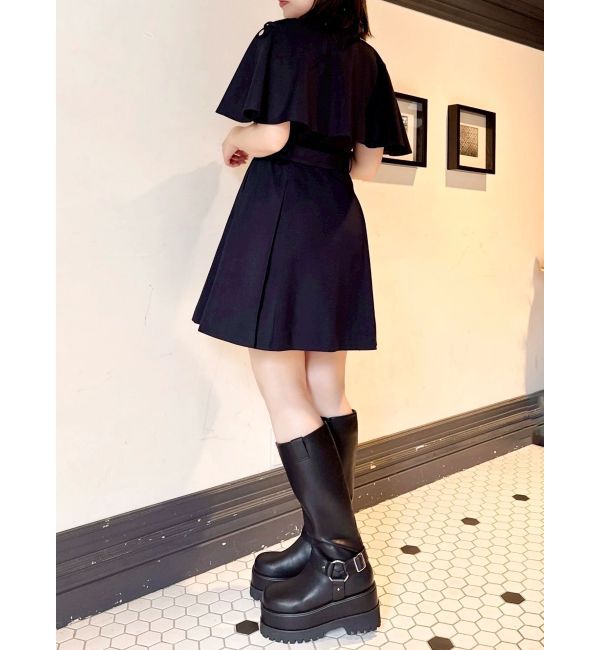 dazzlin「【WEB限定カラーあり】ケープトレンチミニワンピース」|ワンピース|