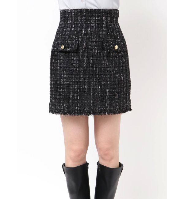 dazzlin「ポケットミニスカート/ツイード」|スカート|