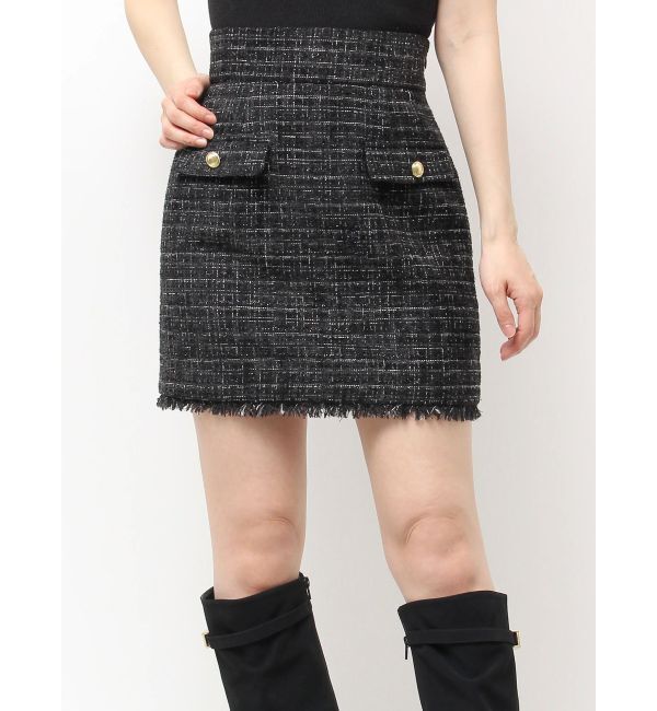 dazzlin「ポケットミニスカート/ツイード」|スカート|