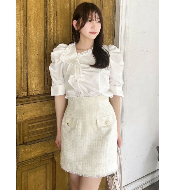 dazzlin「ポケットミニスカート/ツイード」|スカート|