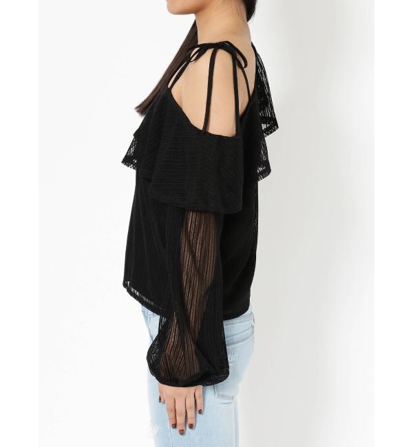 EMODA「チュールアシンメトリートップス」|Tシャツ・カットソー|