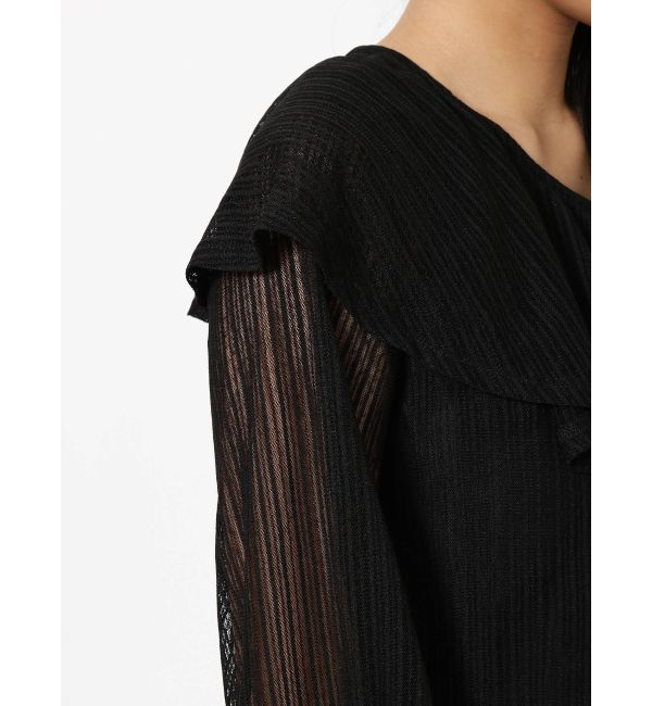 EMODA「チュールアシンメトリートップス」|Tシャツ・カットソー|