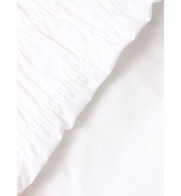 MERCURYDUO「シャーリングフリルバックシャンブラウス」|シャツ・ブラウス|