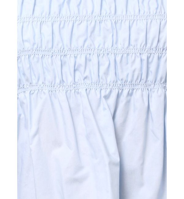 MERCURYDUO「シャーリングフリルバックシャンブラウス」|シャツ・ブラウス|