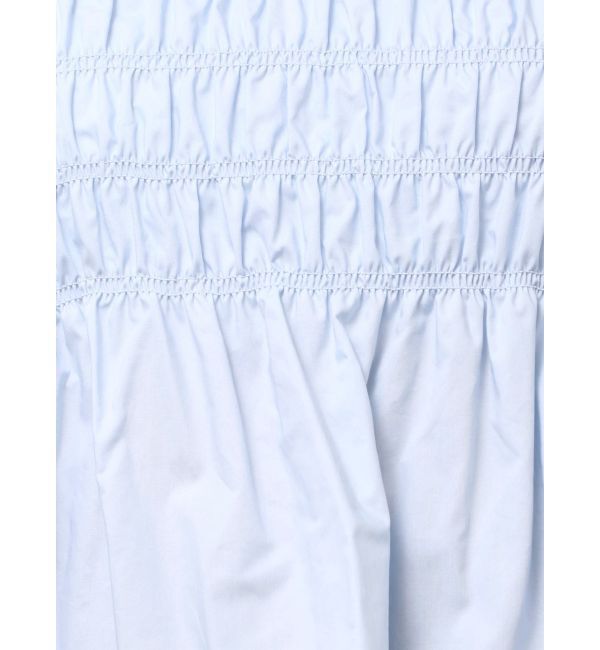 MERCURYDUO「シャーリングフリルバックシャンブラウス」|シャツ・ブラウス|