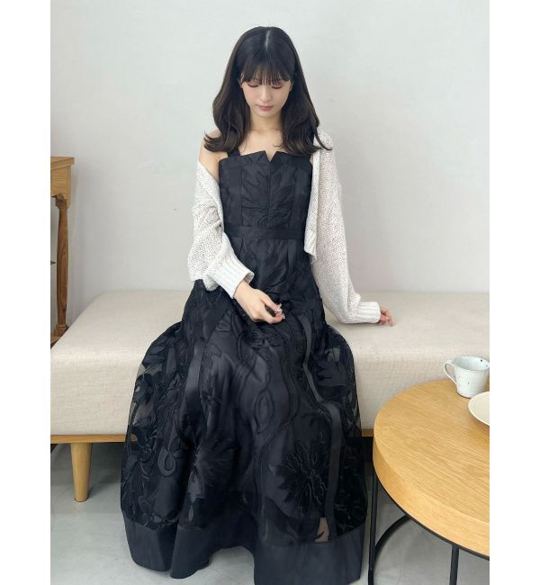 MERCURYDUO「【追加生産/新色追加】カットワークレースキャミワンピース」|ワンピース|