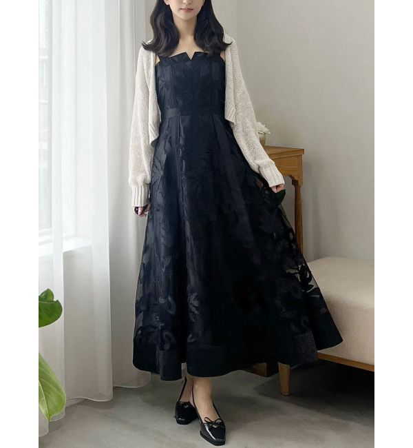 MERCURYDUO「【追加生産/新色追加】カットワークレースキャミワンピース」|ワンピース|