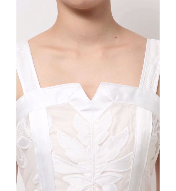 MERCURYDUO「【追加生産/新色追加】カットワークレースキャミワンピース」|ワンピース|