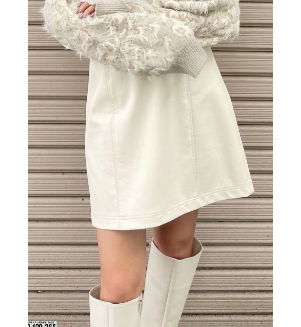 MURUA「フェイクレザーミニスカート」|スカート|