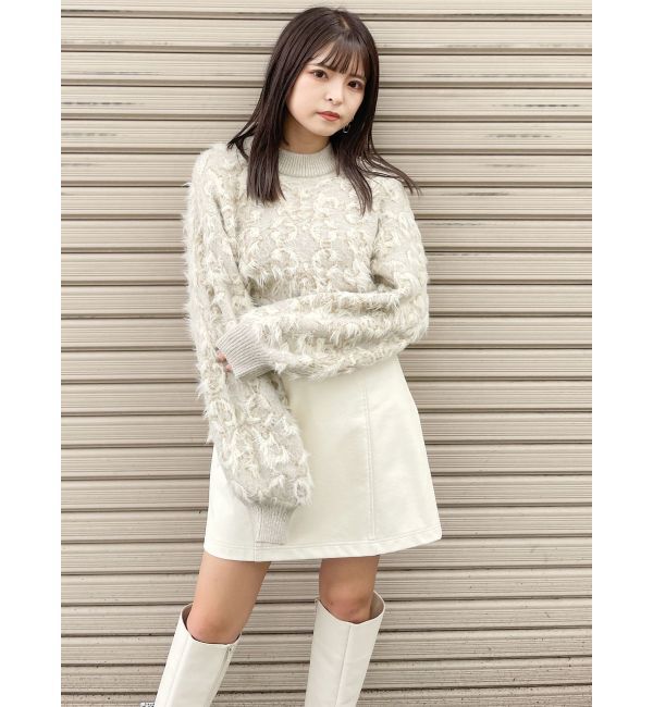 MURUA「フェイクレザーミニスカート」|スカート|