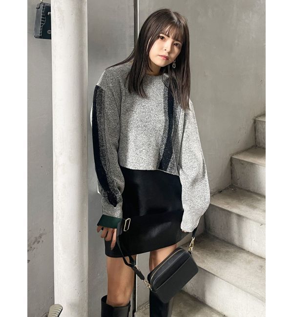 MURUA「フェイクレザーミニスカート」|スカート|