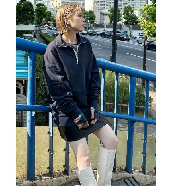 MURUA「フェイクレザーミニスカート」|スカート|