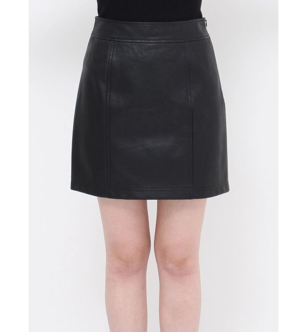 MURUA「フェイクレザーミニスカート」|スカート|