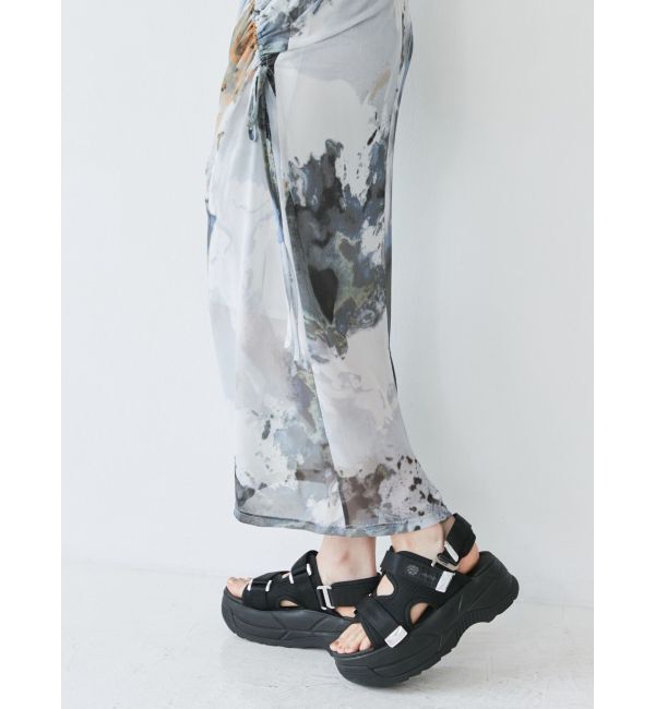 MURUA「アシメドローストリングナロースカート」|スカート|