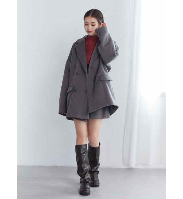 MURUA「ウール混オーバーテーラードジャケット」|テーラードジャケット|