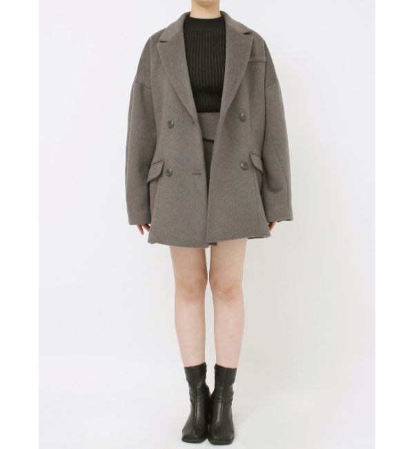 MURUA「ウール混オーバーテーラードジャケット」|テーラードジャケット|