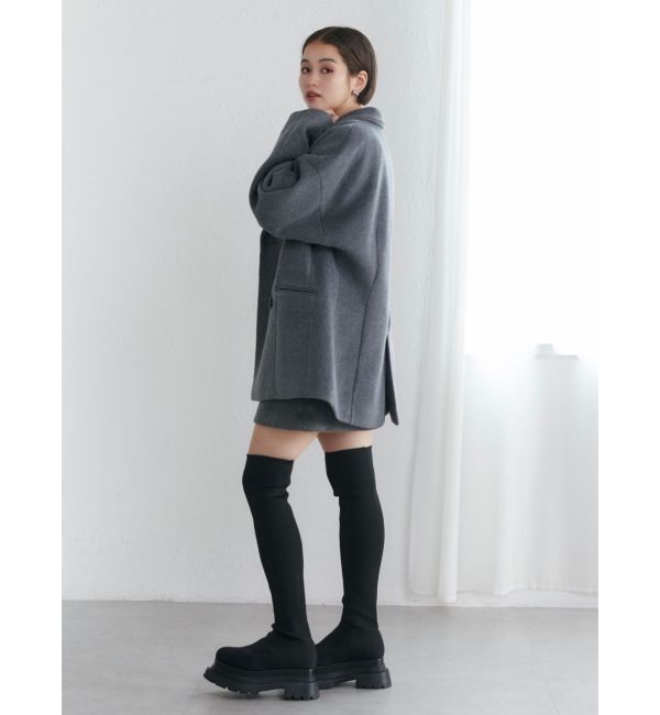 MURUA「ウール混オーバーテーラードジャケット」|テーラードジャケット|