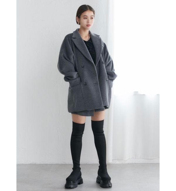 MURUA「ウール混オーバーテーラードジャケット」|テーラードジャケット|