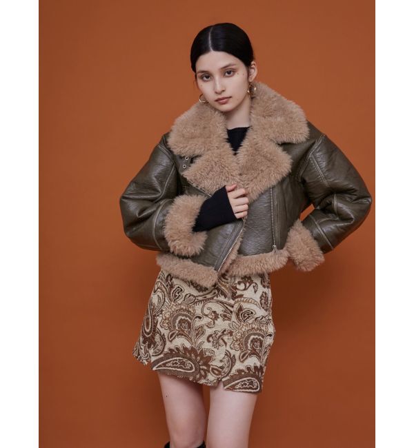 MURUA「ジャガードミニスカート」|スカート|