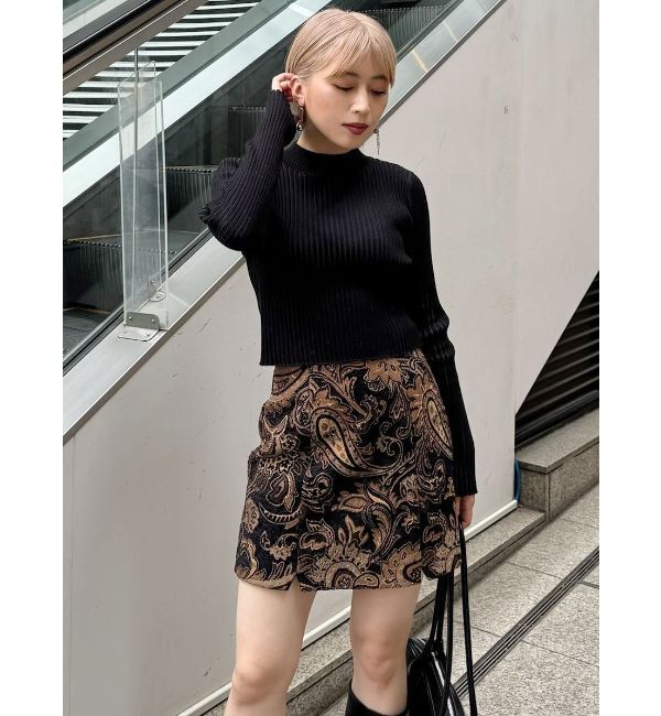 MURUA「ジャガードミニスカート」|スカート|