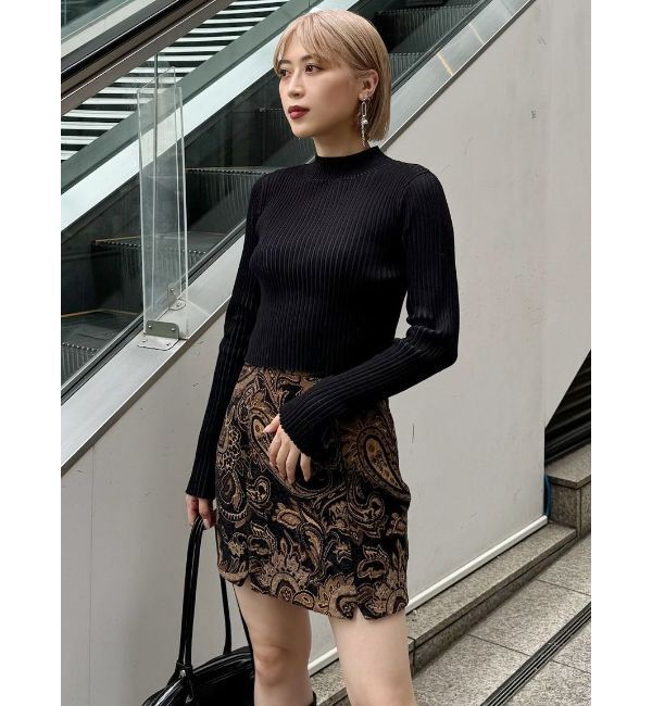 MURUA「ジャガードミニスカート」|スカート|