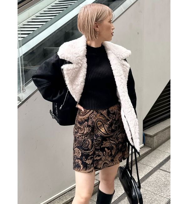 MURUA「ジャガードミニスカート」|スカート|