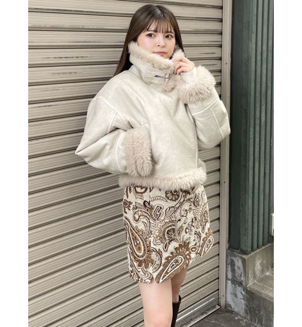 MURUA「ジャガードミニスカート」|スカート|