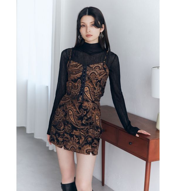 MURUA「ジャガードミニスカート」|スカート|