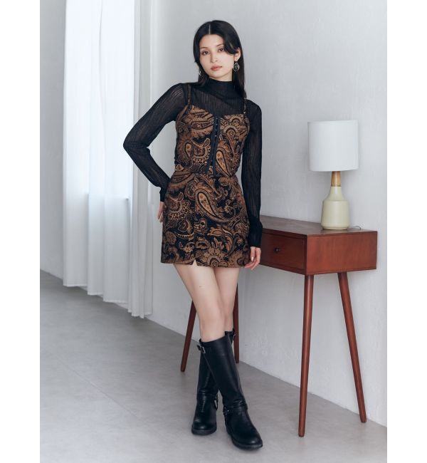 MURUA「ジャガードミニスカート」|スカート|