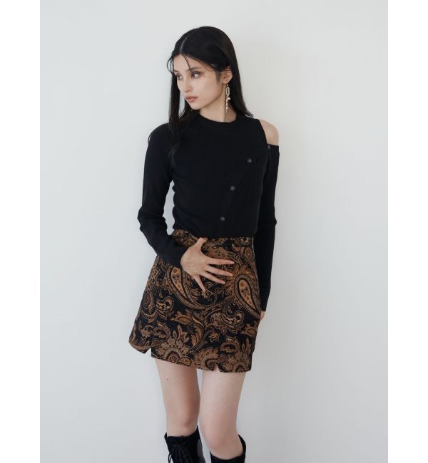 MURUA「ジャガードミニスカート」|スカート|