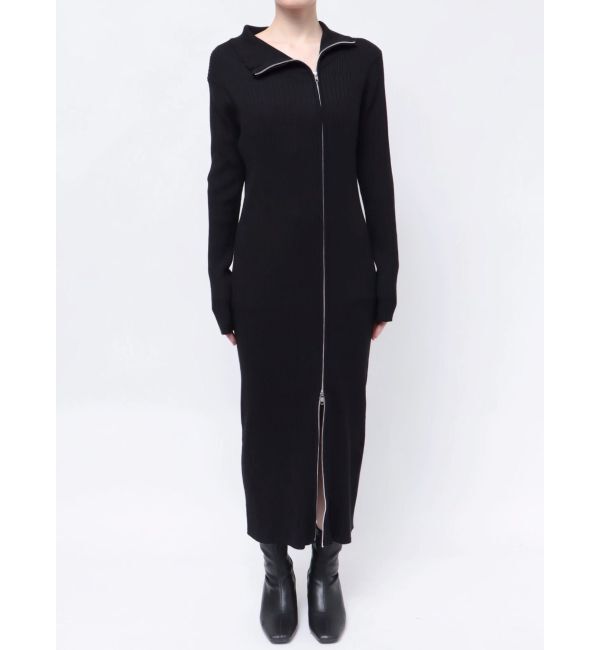 MURUA「アシメZIPニットワンピース」|ワンピース|