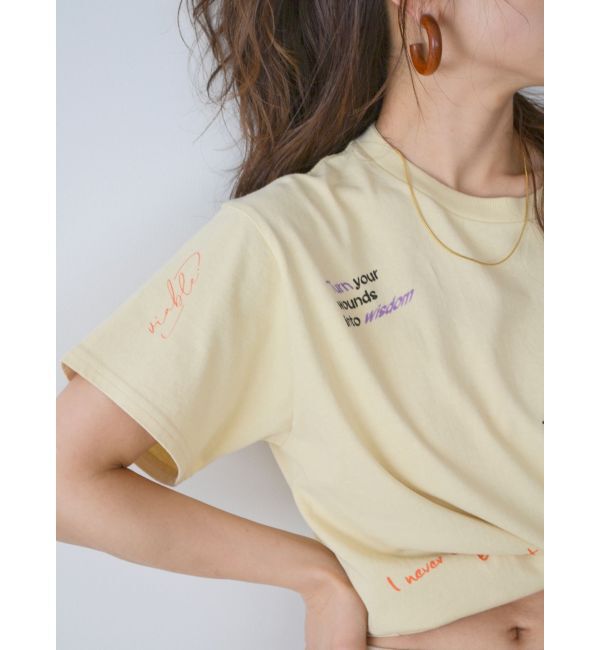 Ungrid「ミックスロゴデザインTee」|Tシャツ・カットソー|