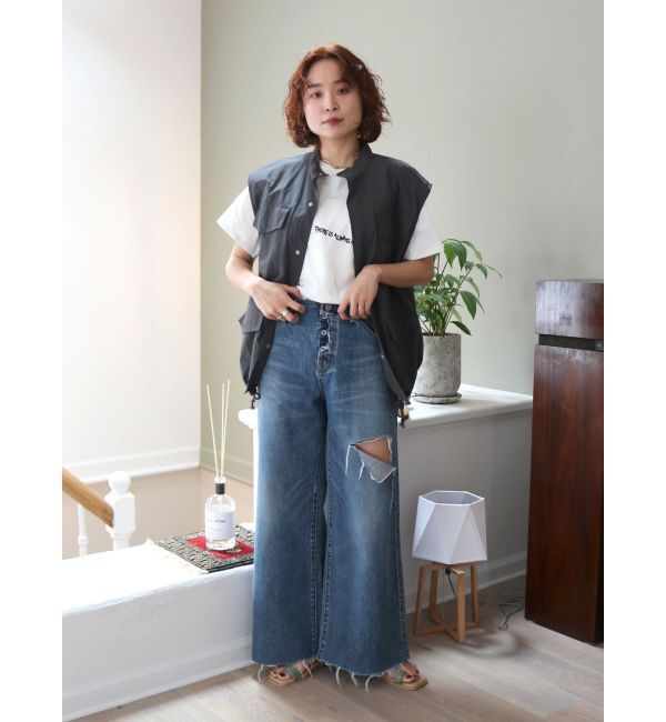 Ungrid「ミックスロゴデザインTee」|Tシャツ・カットソー|