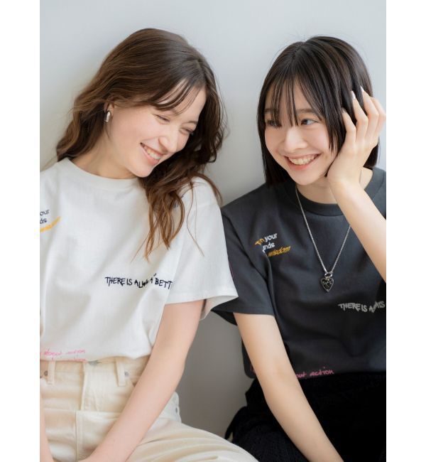 Ungrid「ミックスロゴデザインTee」|Tシャツ・カットソー|