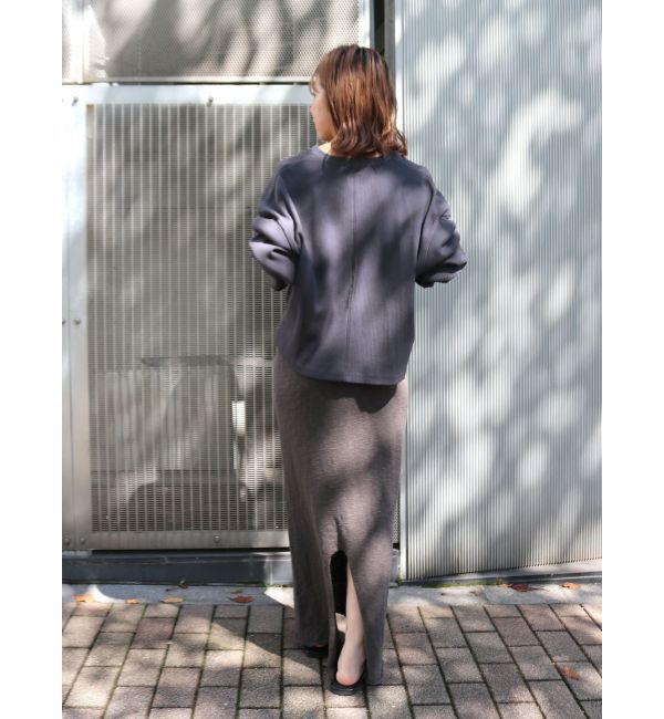 Ungrid「ヘンリーネックテレコロングスリーブTee」|Tシャツ・カットソー|