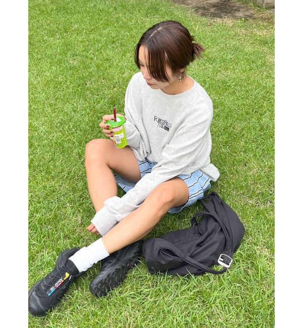 Ungrid「【WEB限定】ストライプラフハーフパンツ」|その他|