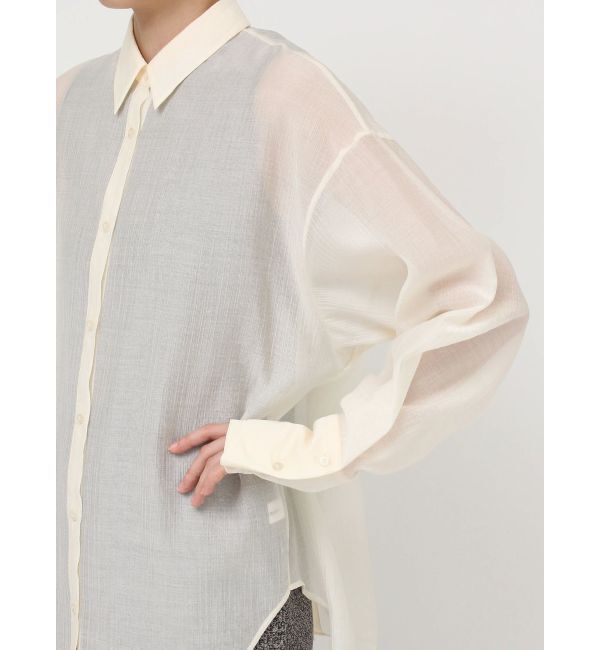 LAGUNAMOON「バックボタンワイドスリーブシャツ」|シャツ・ブラウス|